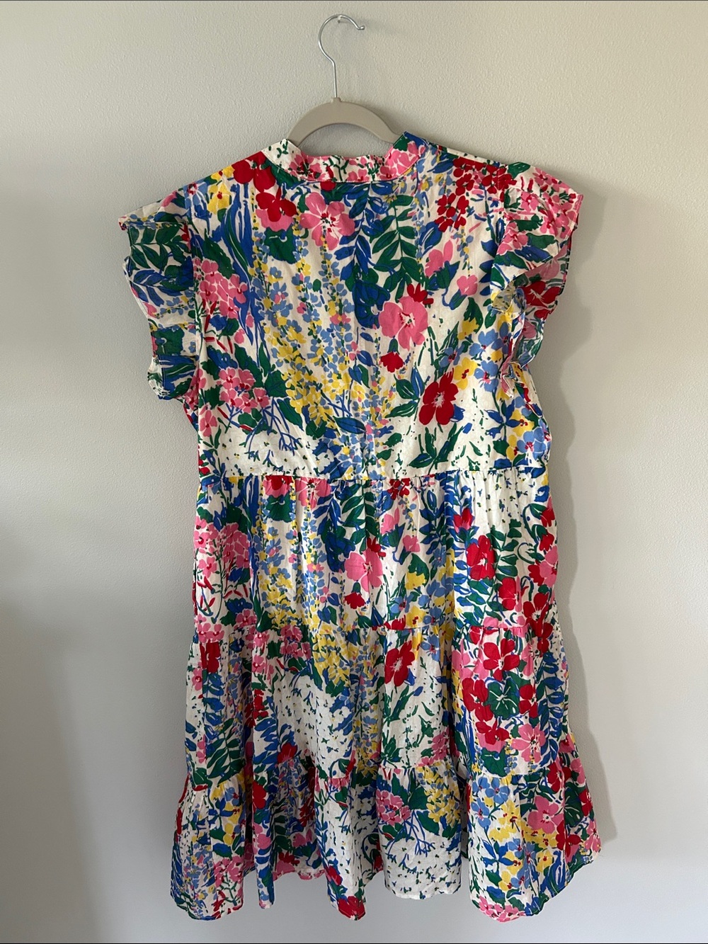 Shop the Mint multicolor Floral V-Neck Tiered Summer Dress NWOT Size XL - Picture 7 of 10
